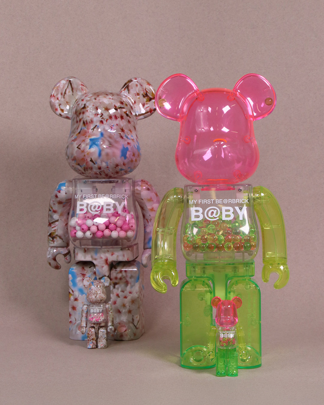 400% + 100% Bearbrick My First Baby Sakura