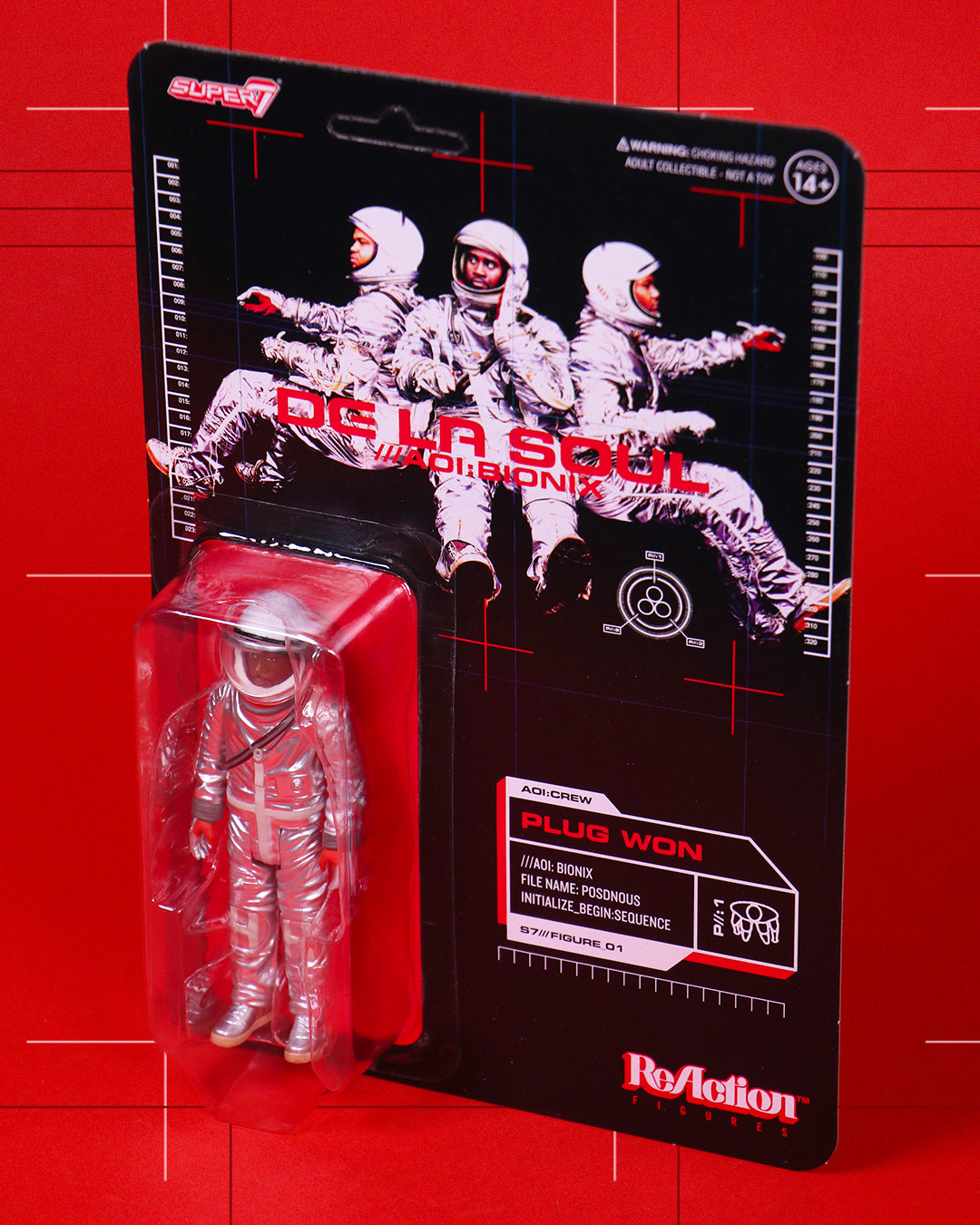 Bundle De La Soul ReAction Figures Wave 2 - AOI: Bionix (3pcs)