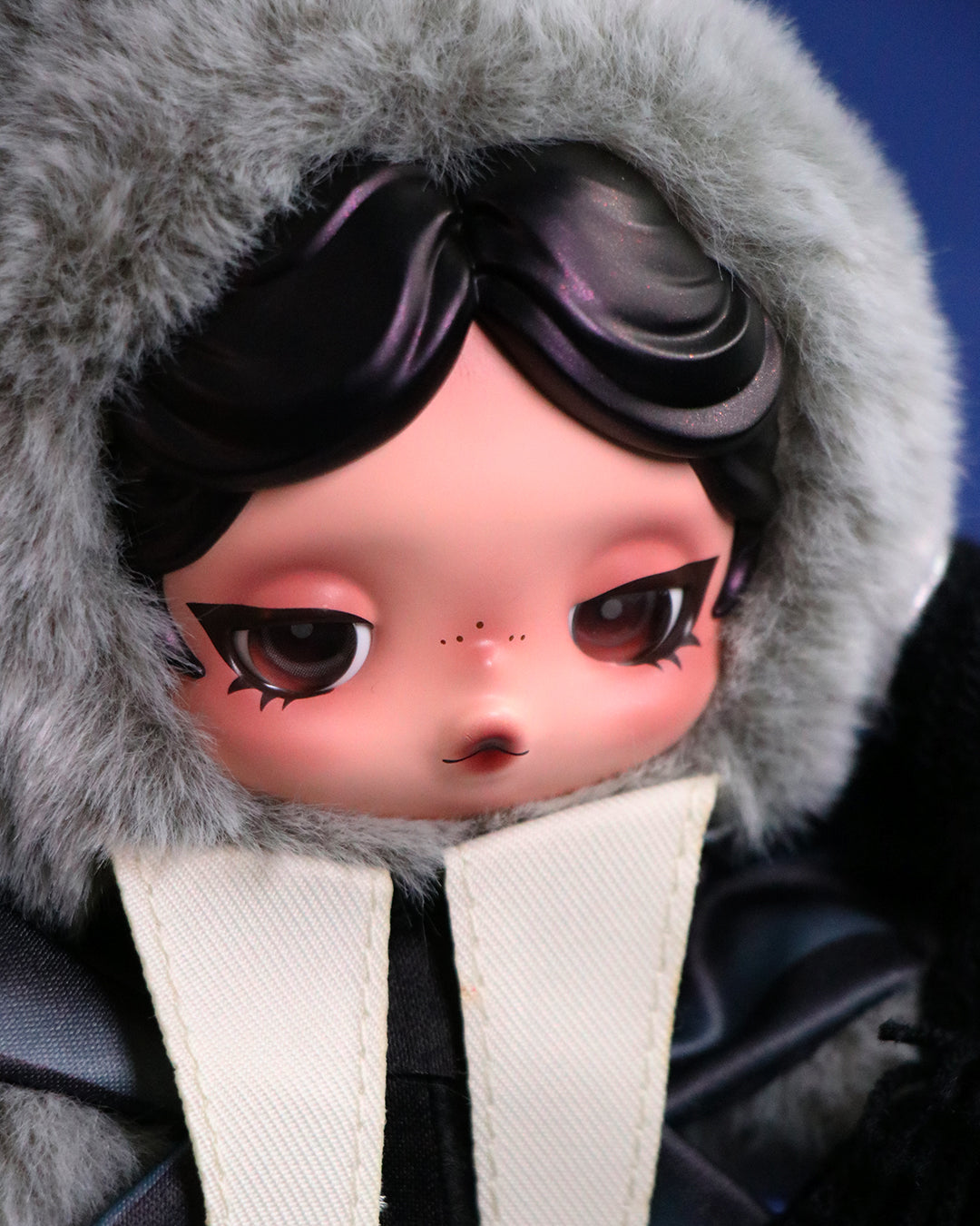 Skullpanda x Wednesday Plush (Nevermore Academy Uniform Version)