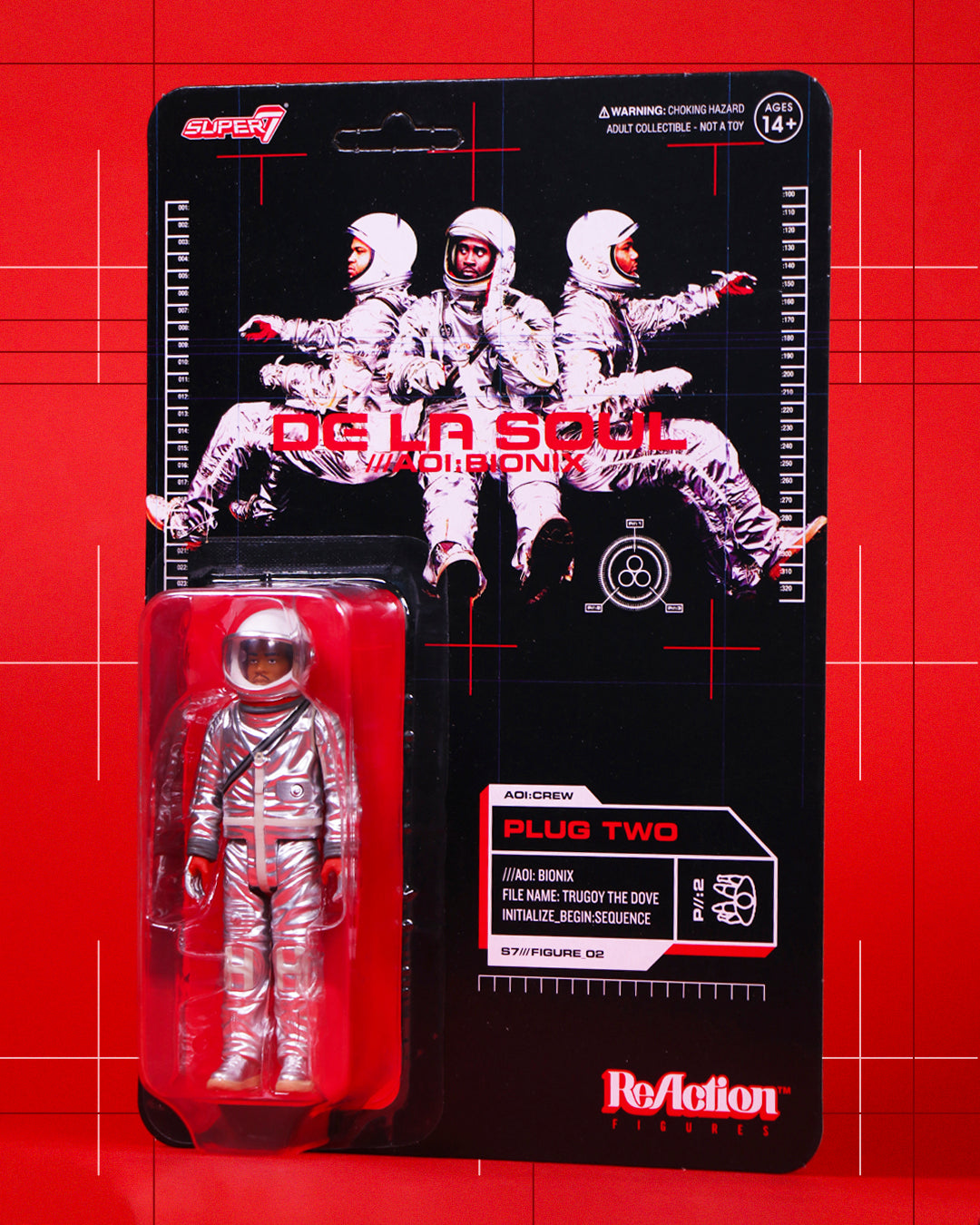Bundle De La Soul ReAction Figures Wave 2 - AOI: Bionix (3pcs)