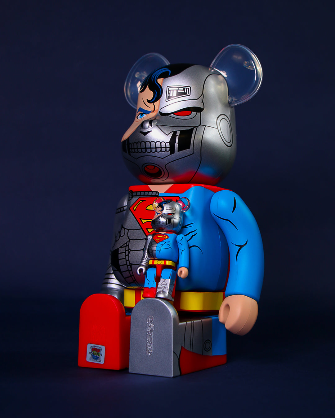 400% + 100% Bearbrick Cyborg Superman (The Return of Superman)