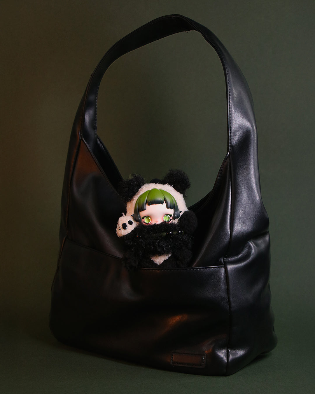 Skullpanda Lazy Panda Plush Doll Pendant