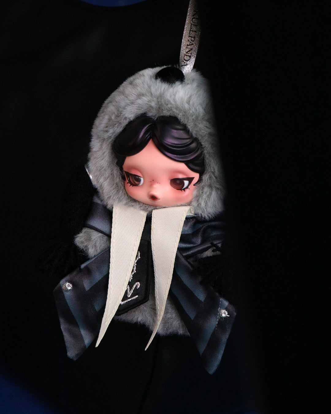 Skullpanda x Wednesday Plush (Nevermore Academy Uniform Version)