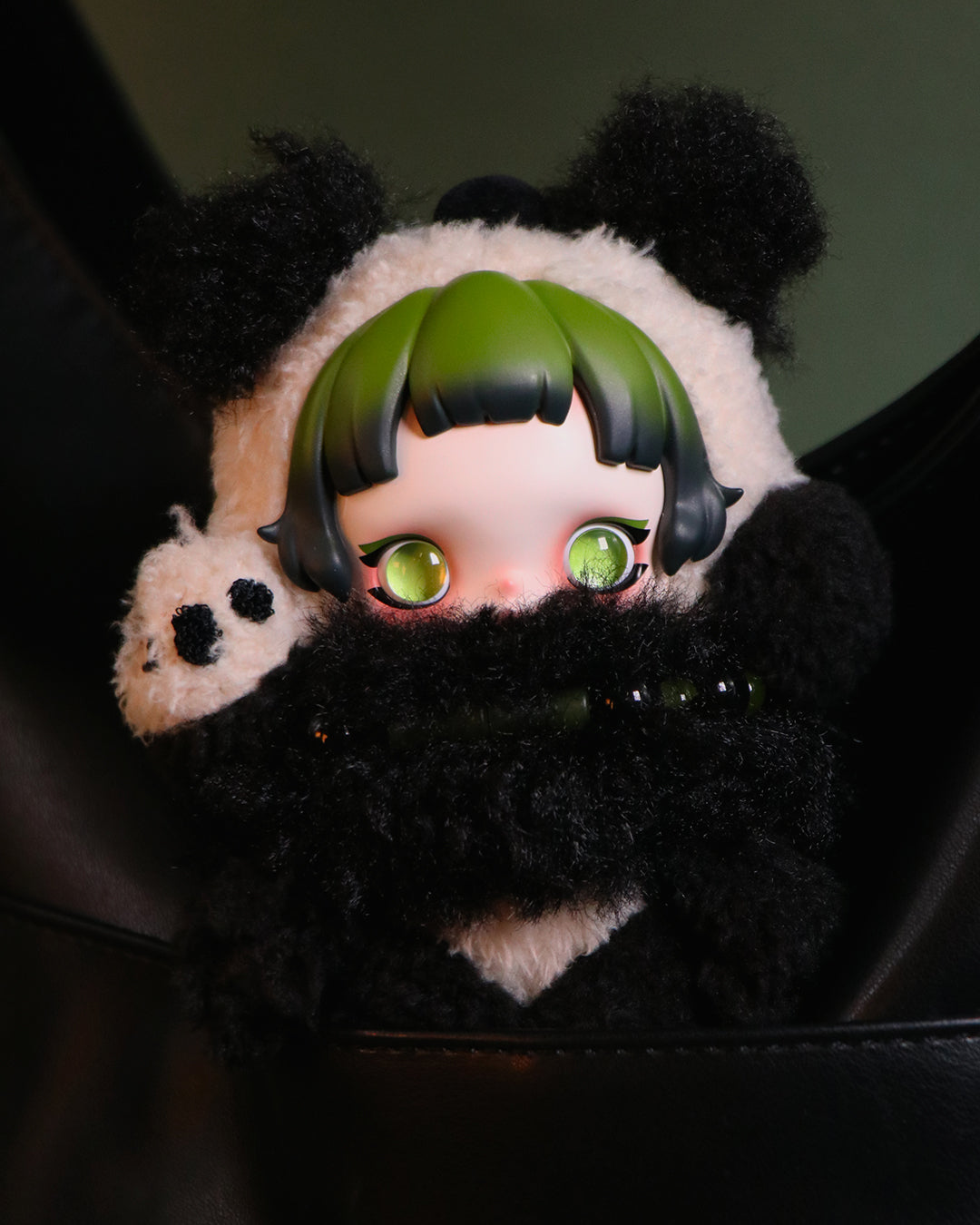 Skullpanda Lazy Panda Plush Doll Pendant