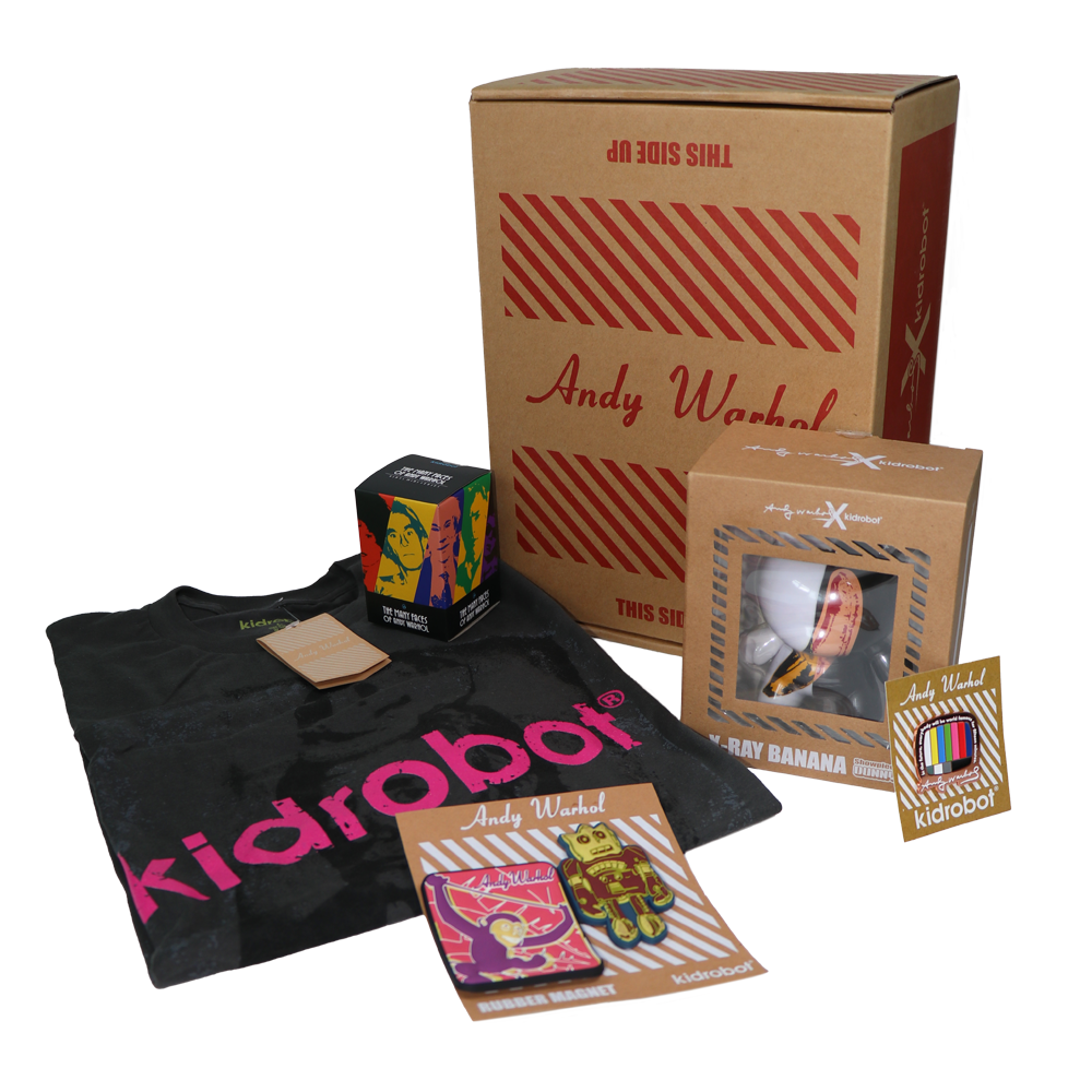 Kidrobot dunny Andy Warhol 4体セット A Kidrobot Serves Andy Warhol Campbell's Soup Teal Dunny