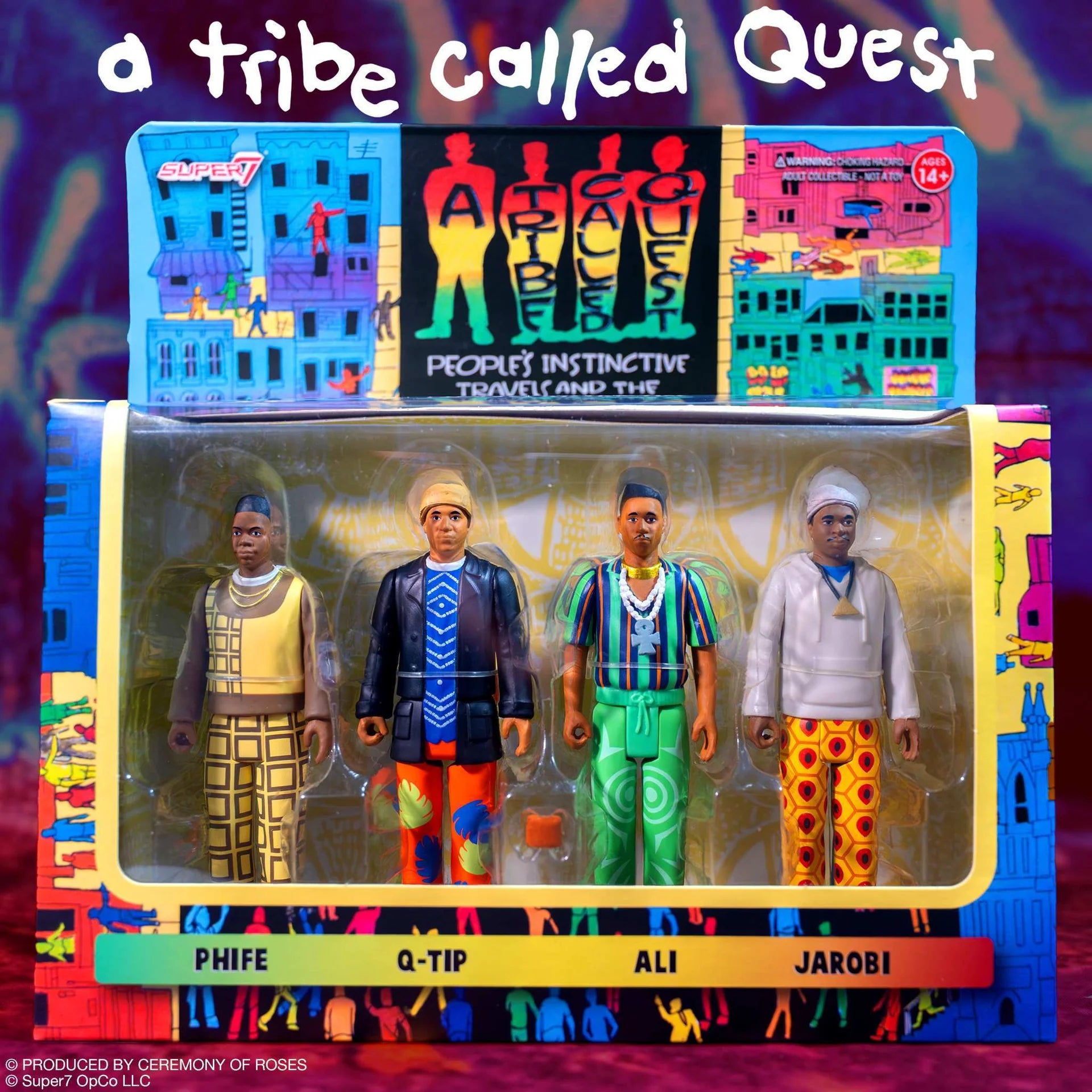 A Tribe Called Quest ReAction Figures Wave 1 - People's Instinctive Travels And The Paths Of Rhythm (4-Pack)