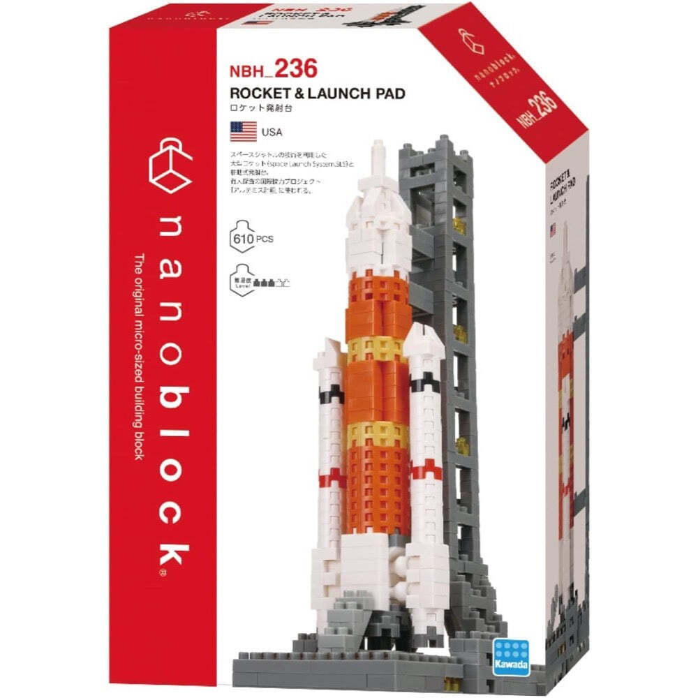 Nanoblock - Rocket & Launchpad - NBH 236