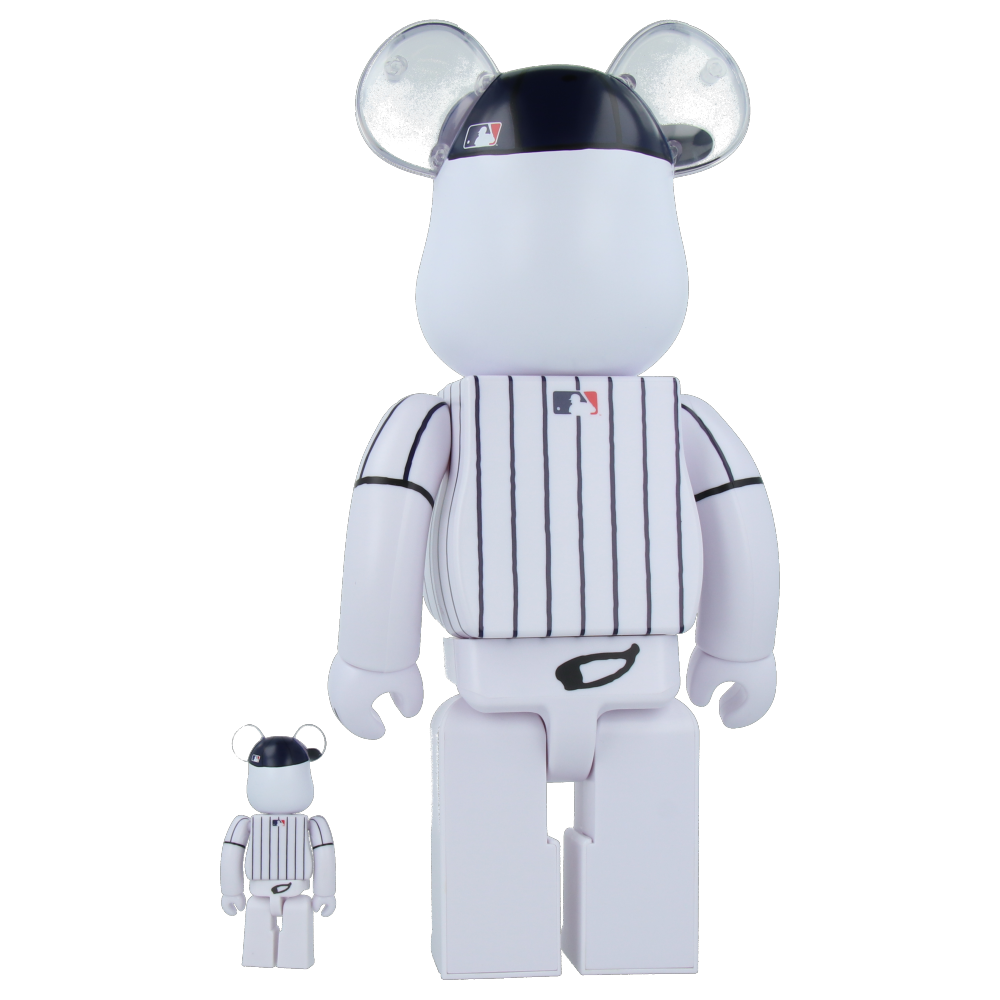 400% + 100% MLB x Peanuts Bearbrick Snoopy (New York Yankees)