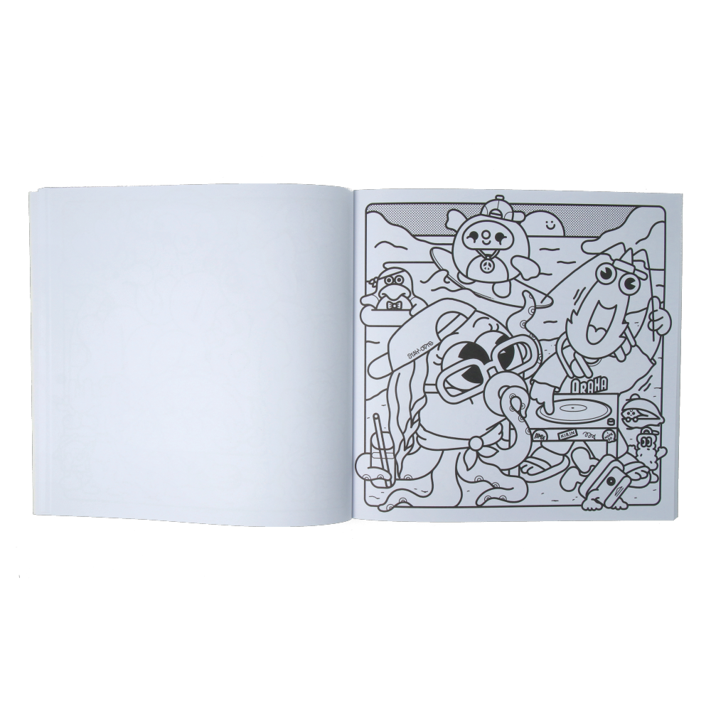 Stay Kawaii - Street Style Coloring Book