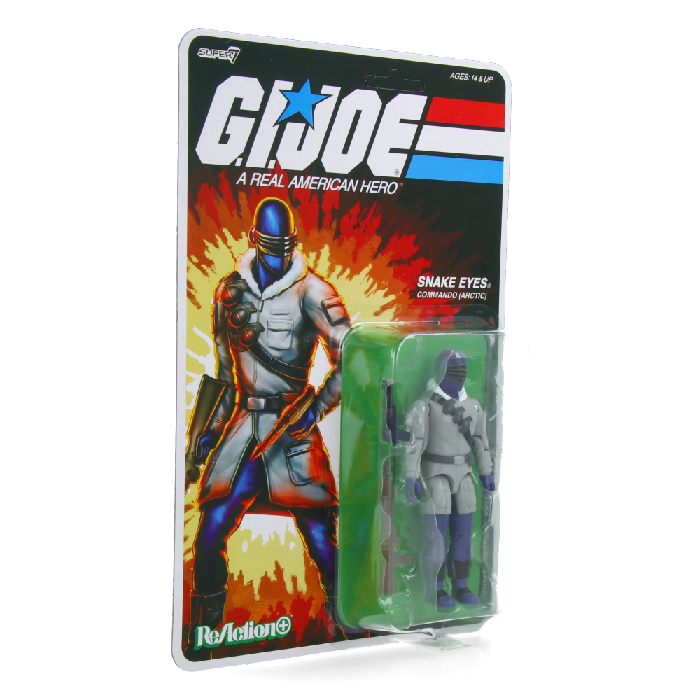 G.I. Joe ReAction+ Wave 5 - Arctic Snake Eyes (Movie)