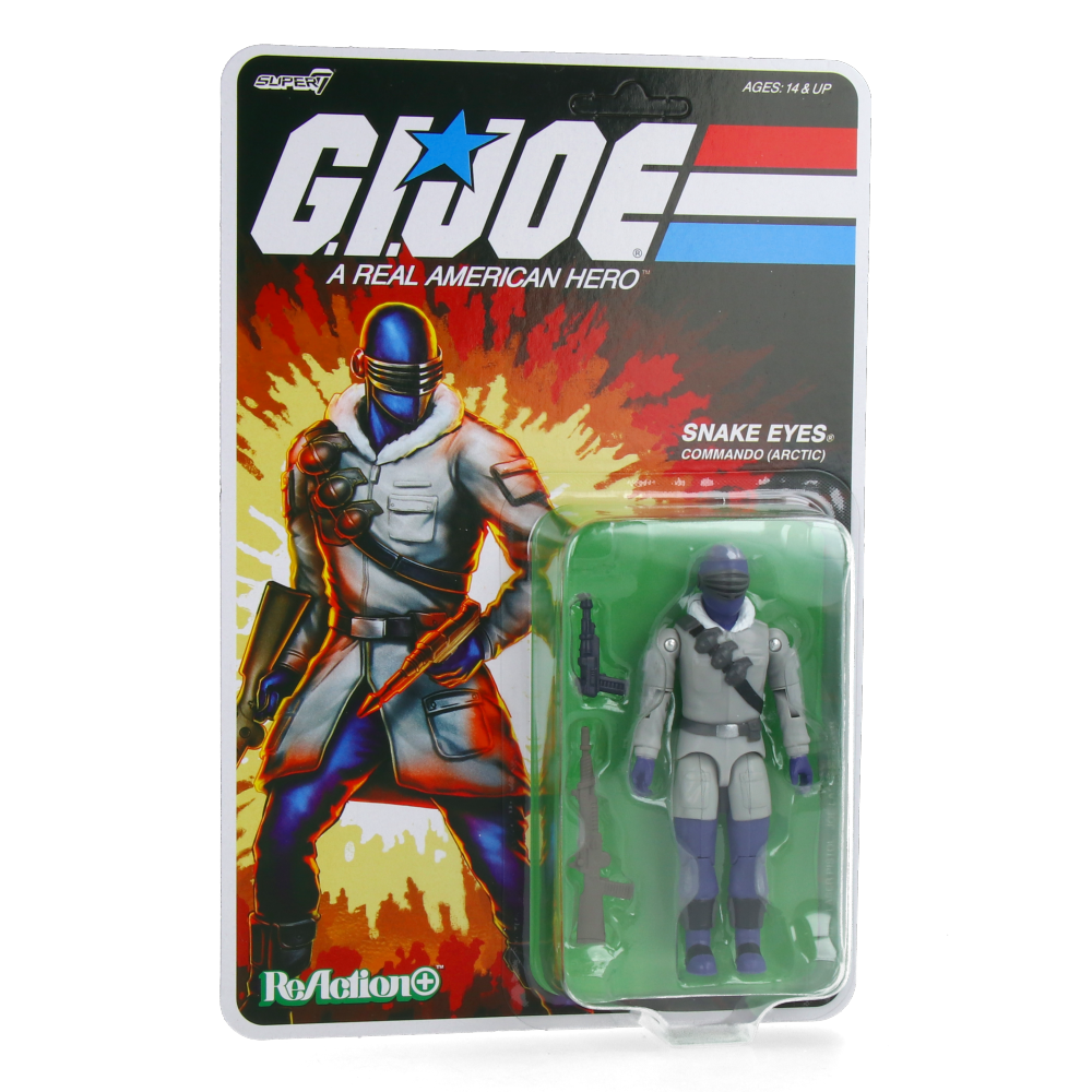 G.I. Joe ReAction+ Wave 5 - Arctic Snake Eyes (Movie)