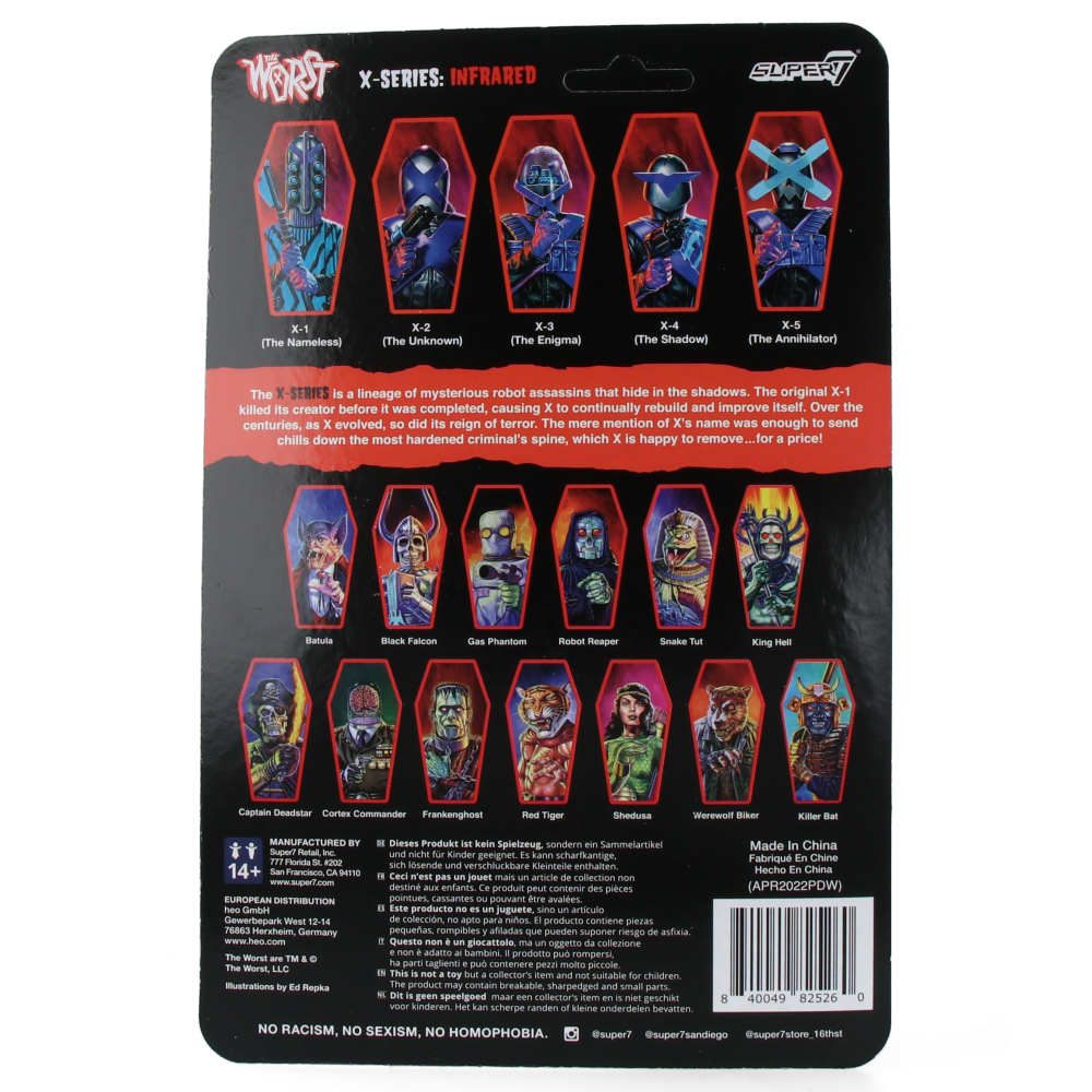X-5 (Infrared) - The Worst - ReAction Figures