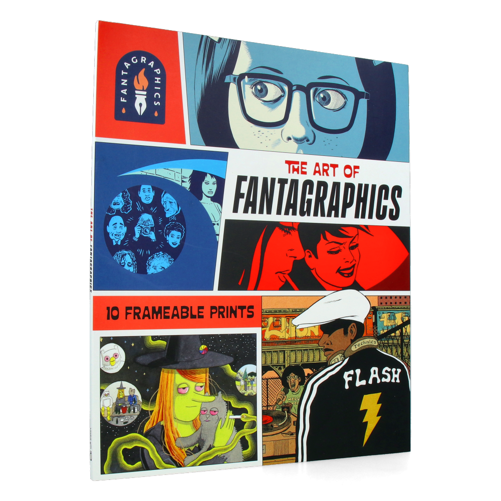 The Art of Fantagraphics : 10 Frameable Prints - Union Square Gift