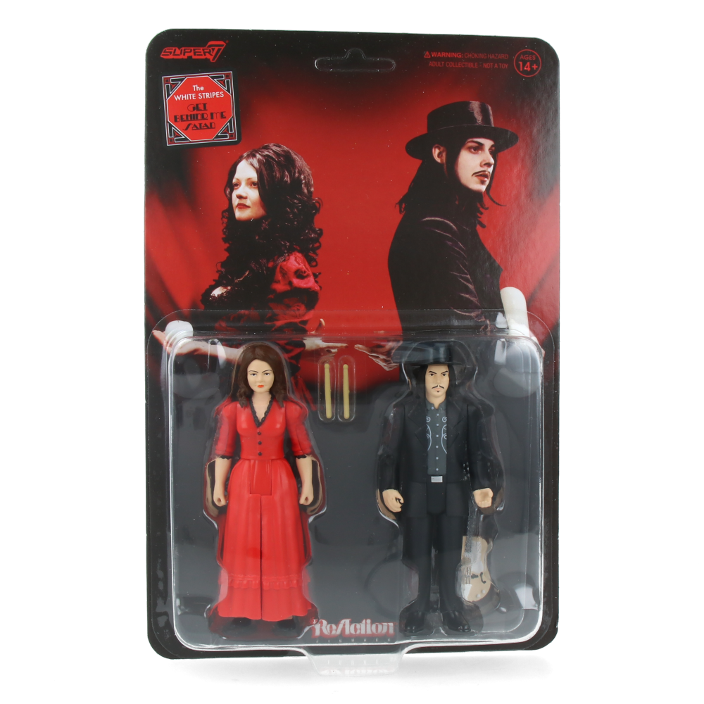The White Stripes (Get Behind Me Satan) - ReAction Figures wave 1 - (2 pack)