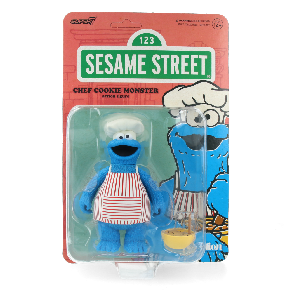 Sesame Street ReAction Figures Wave 4 - Chef Cookie