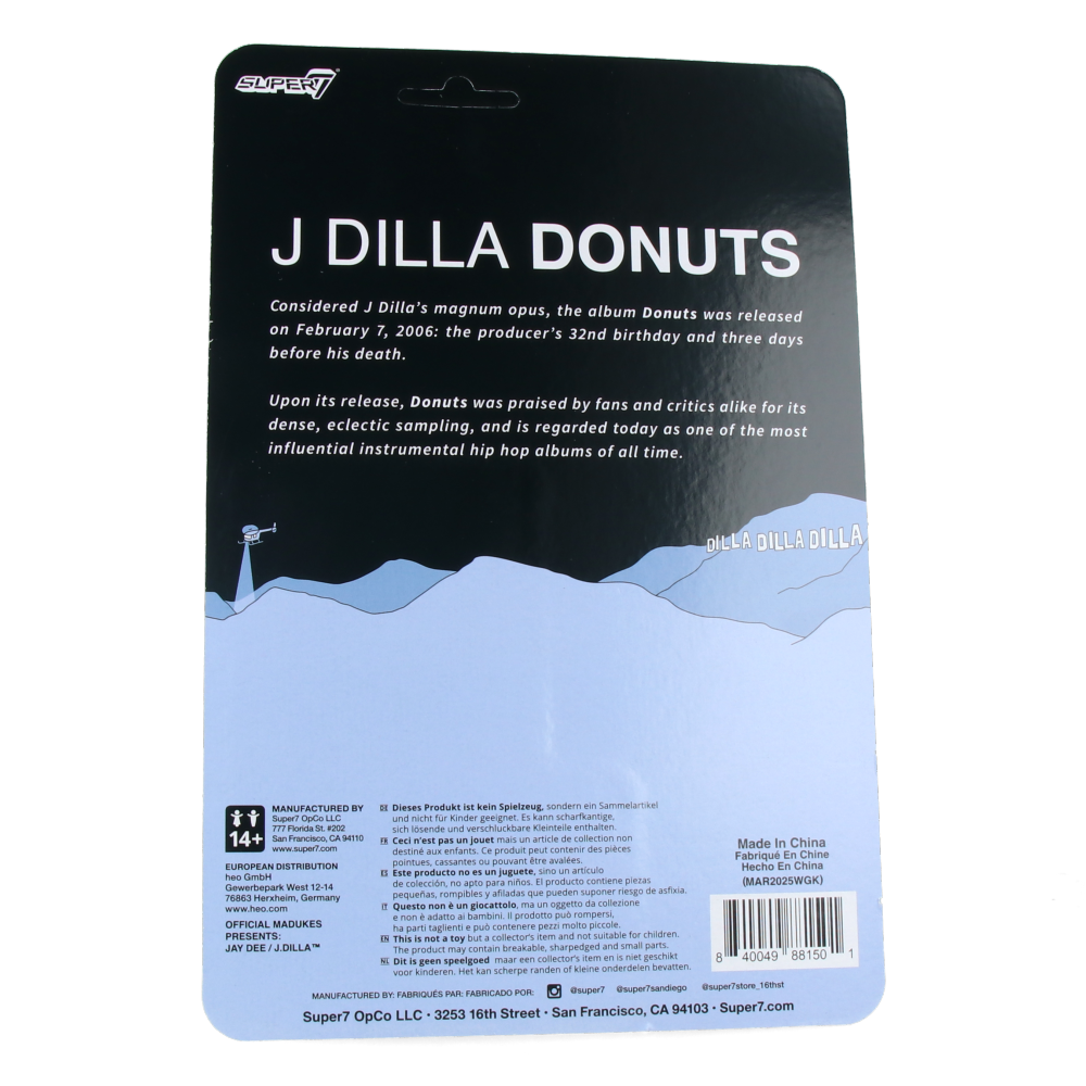 J Dilla (Donuts - Smile Album Cover) - ReAction Figures wave 1