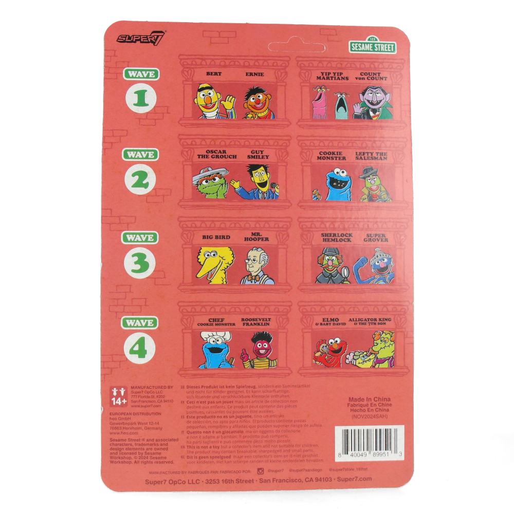 Sesame Street ReAction Figures Wave 4 - Chef Cookie