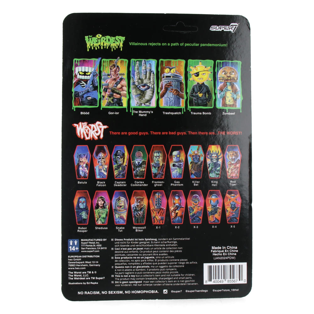 Trauma Bomb (Infernal Curse) - The Weirdest ReAction Figures Wave 6