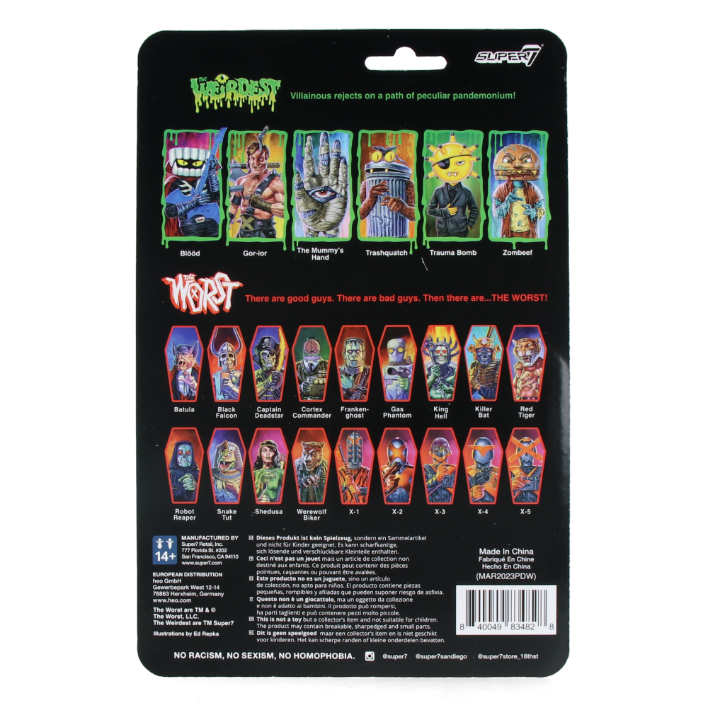 Trashquatch (Indigo to Hell) - The Weirdest ReAction Figures Wave 3