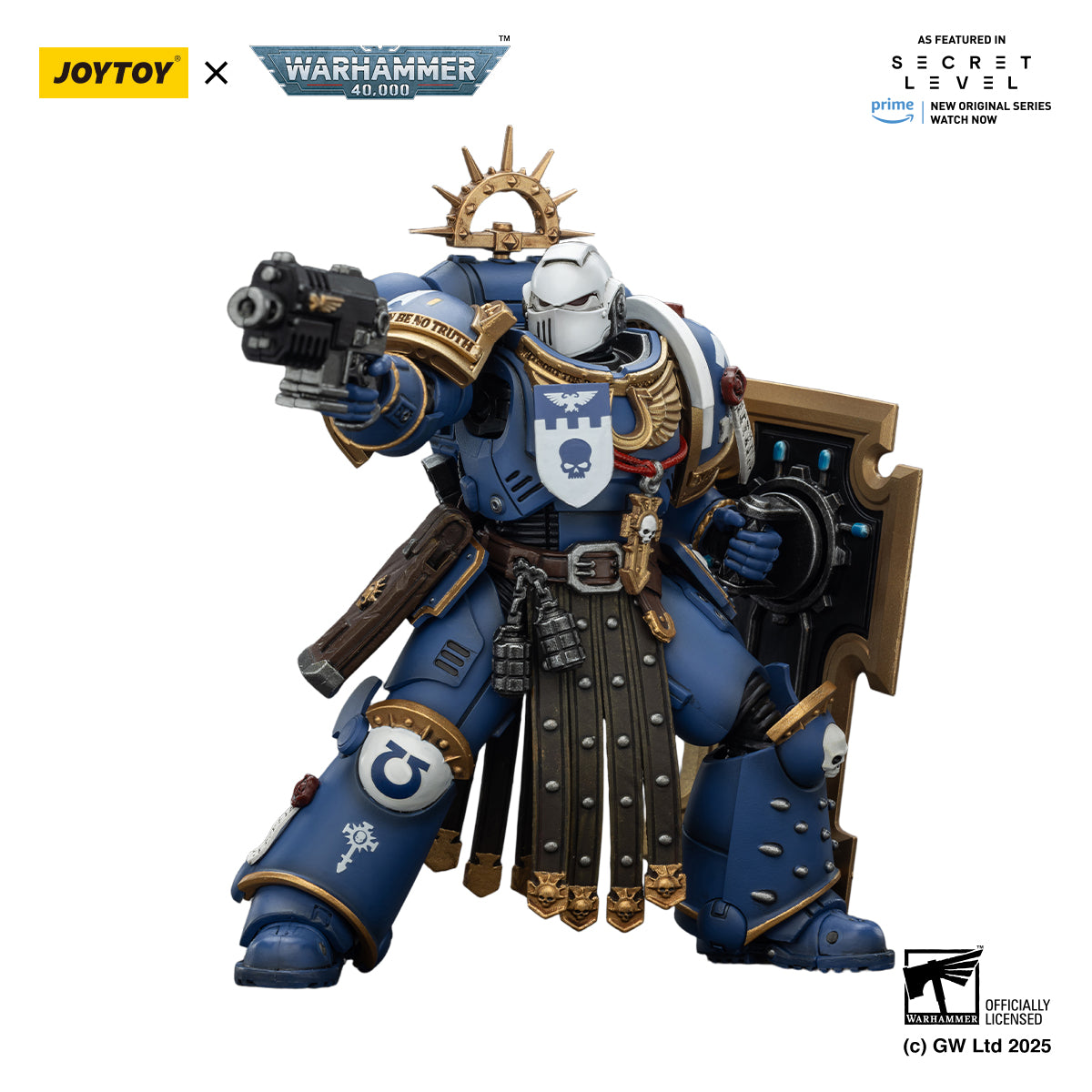Ultramarines
Torvald
with Power Sword, Stormshield and Bolt Pistol