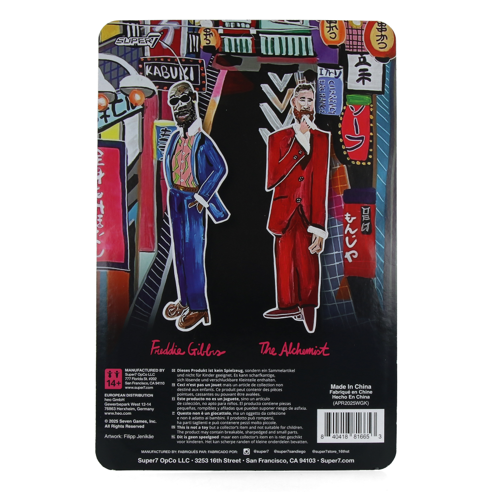 Alfredo - Freddie Gibbs and The Alchemist - 2 Pack ReAction Figures wave 1
