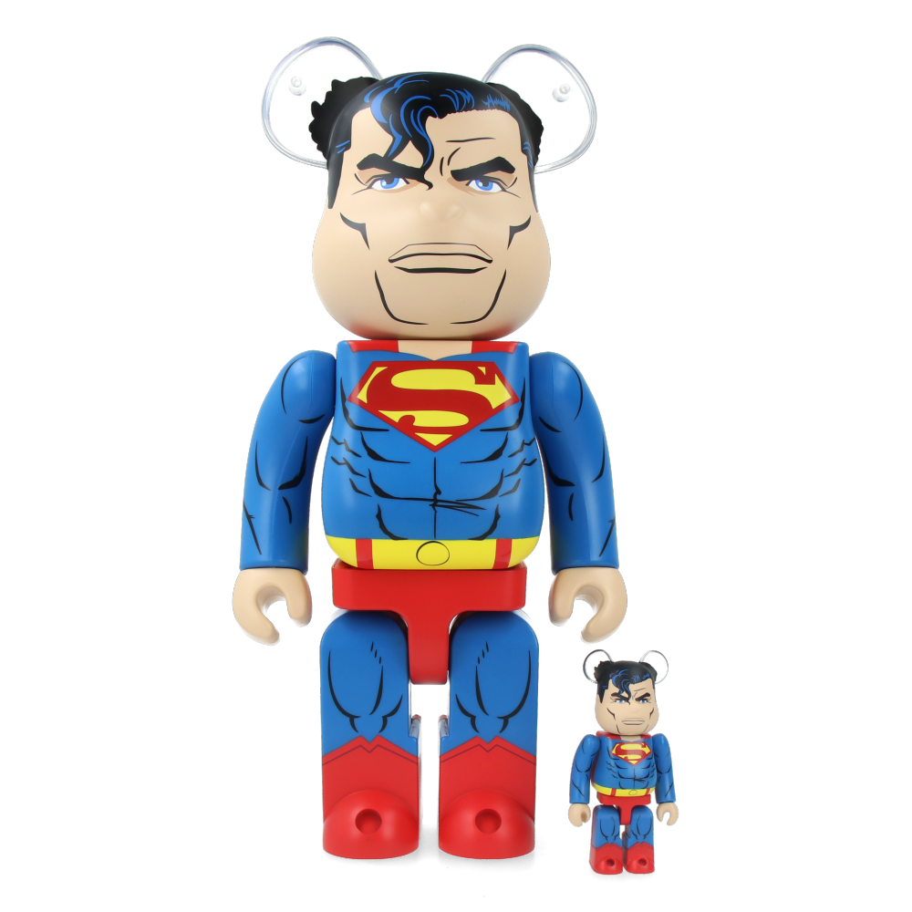 400% + 100% Bearbrick Superman (The Dark Knight Returns)