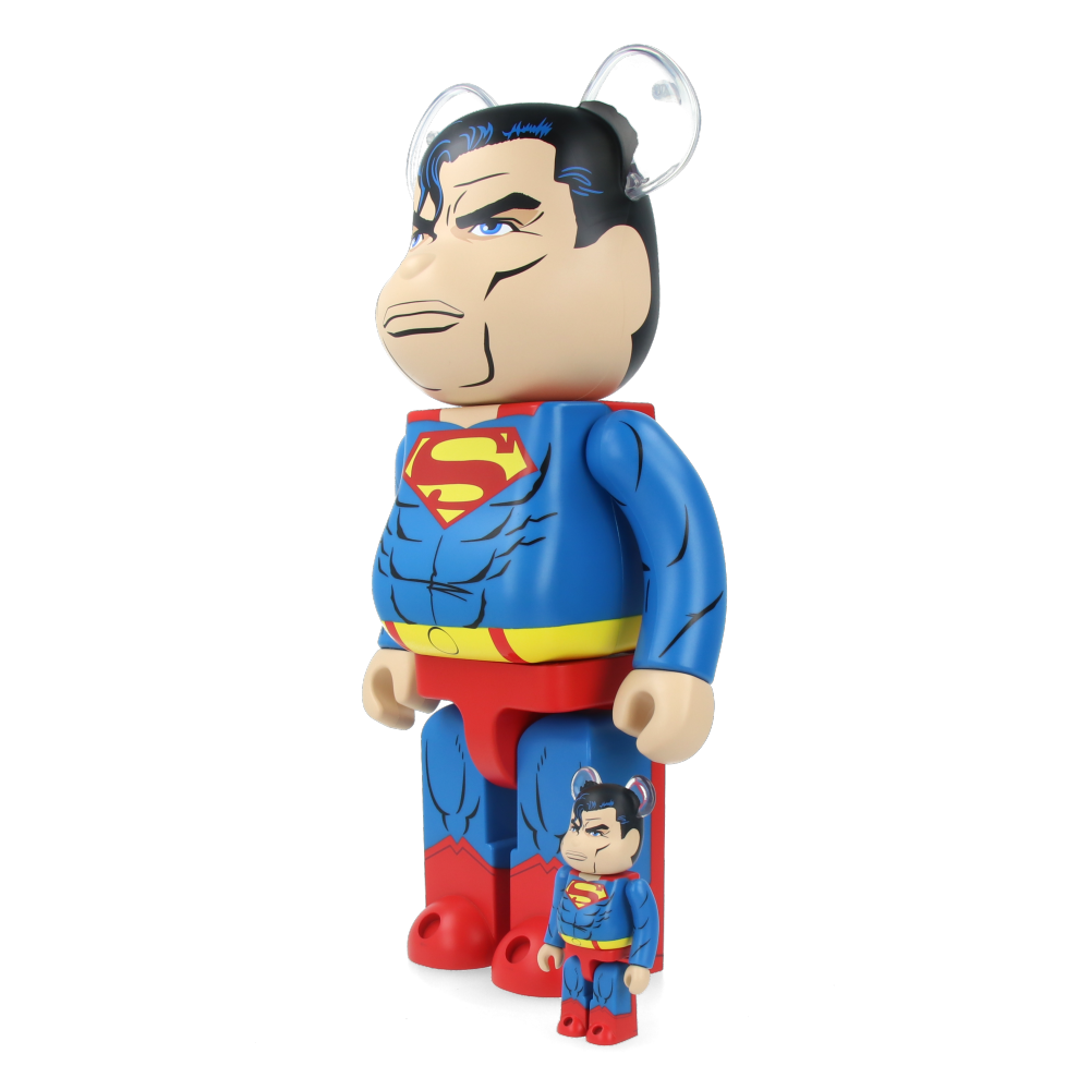 400% + 100% Bearbrick Superman (The Dark Knight Returns)