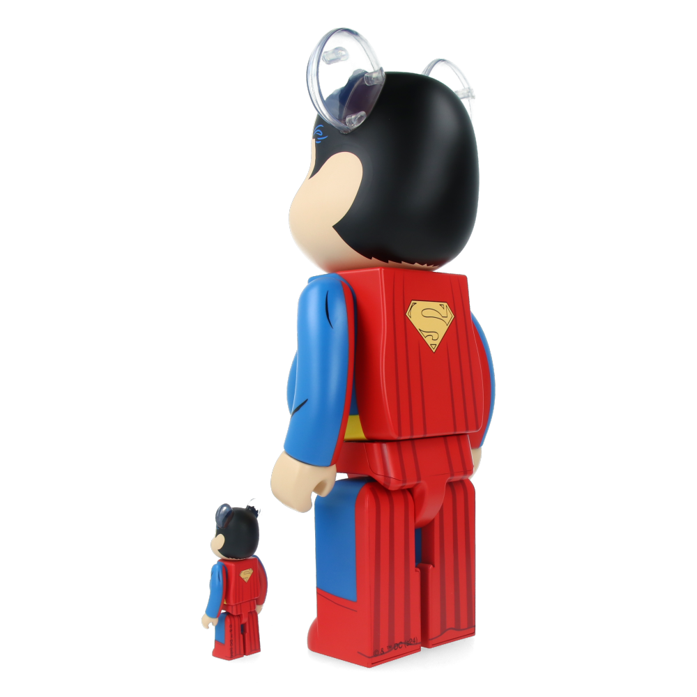 400% + 100% Bearbrick Superman (The Dark Knight Returns)