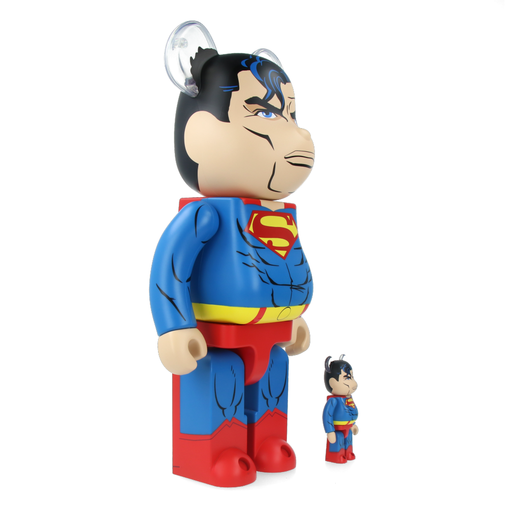 400% + 100% Bearbrick Superman (The Dark Knight Returns)