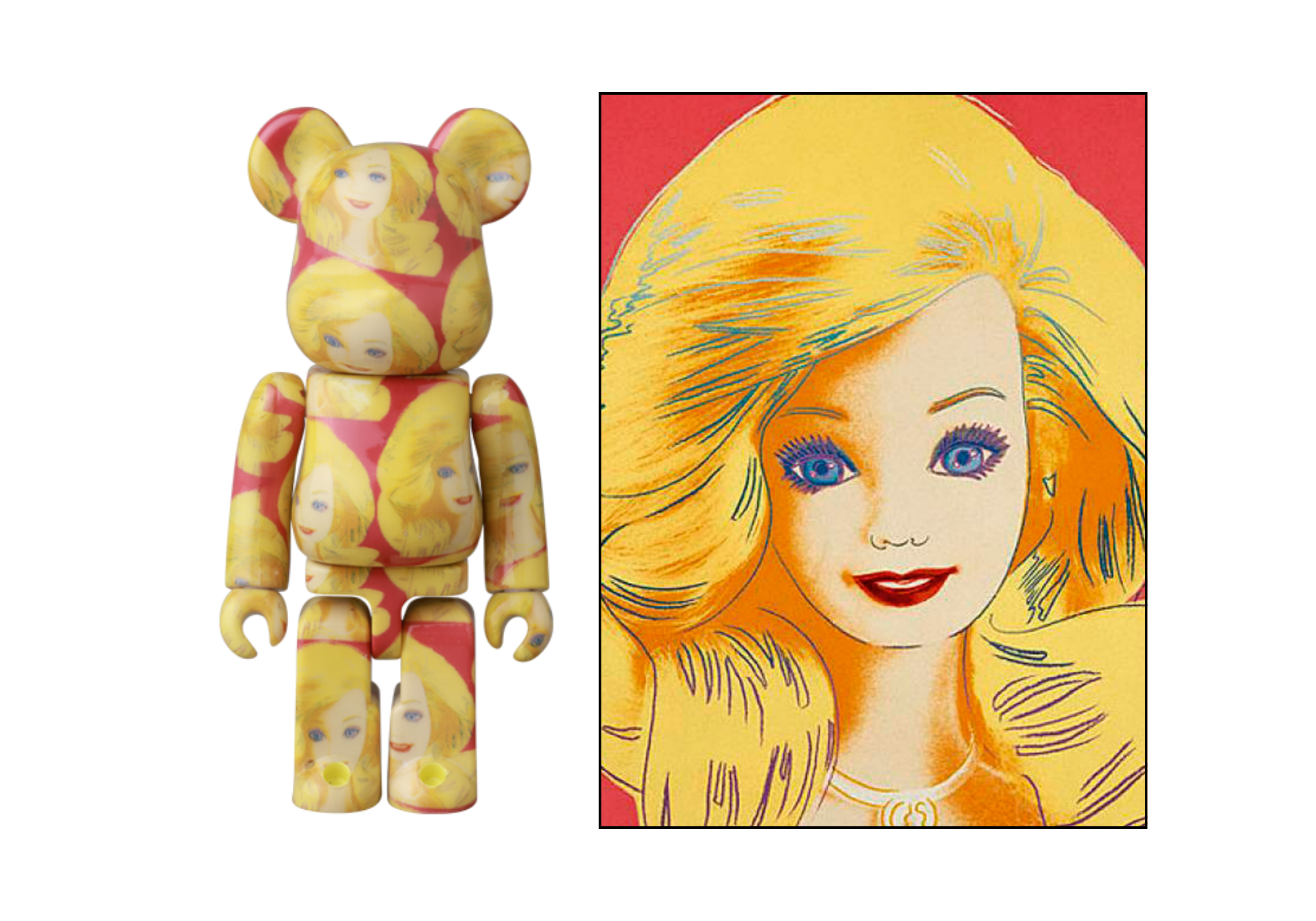 Medicom Toy, Bearbrick Series 51 - Artist, Andy Warhol Barbie