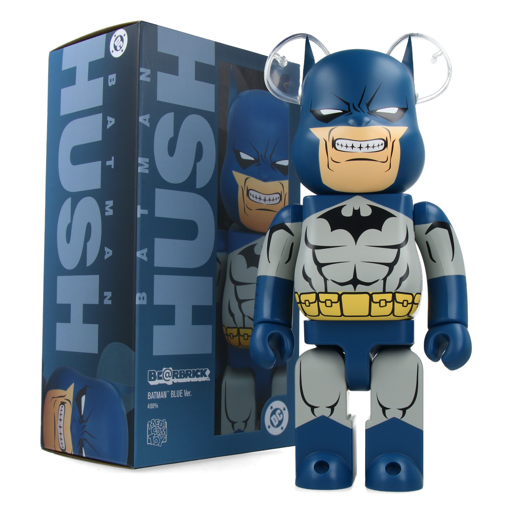 400% Beabrick Batman (Batman : Hush Blue Ver.) - Medicom Toy Figure