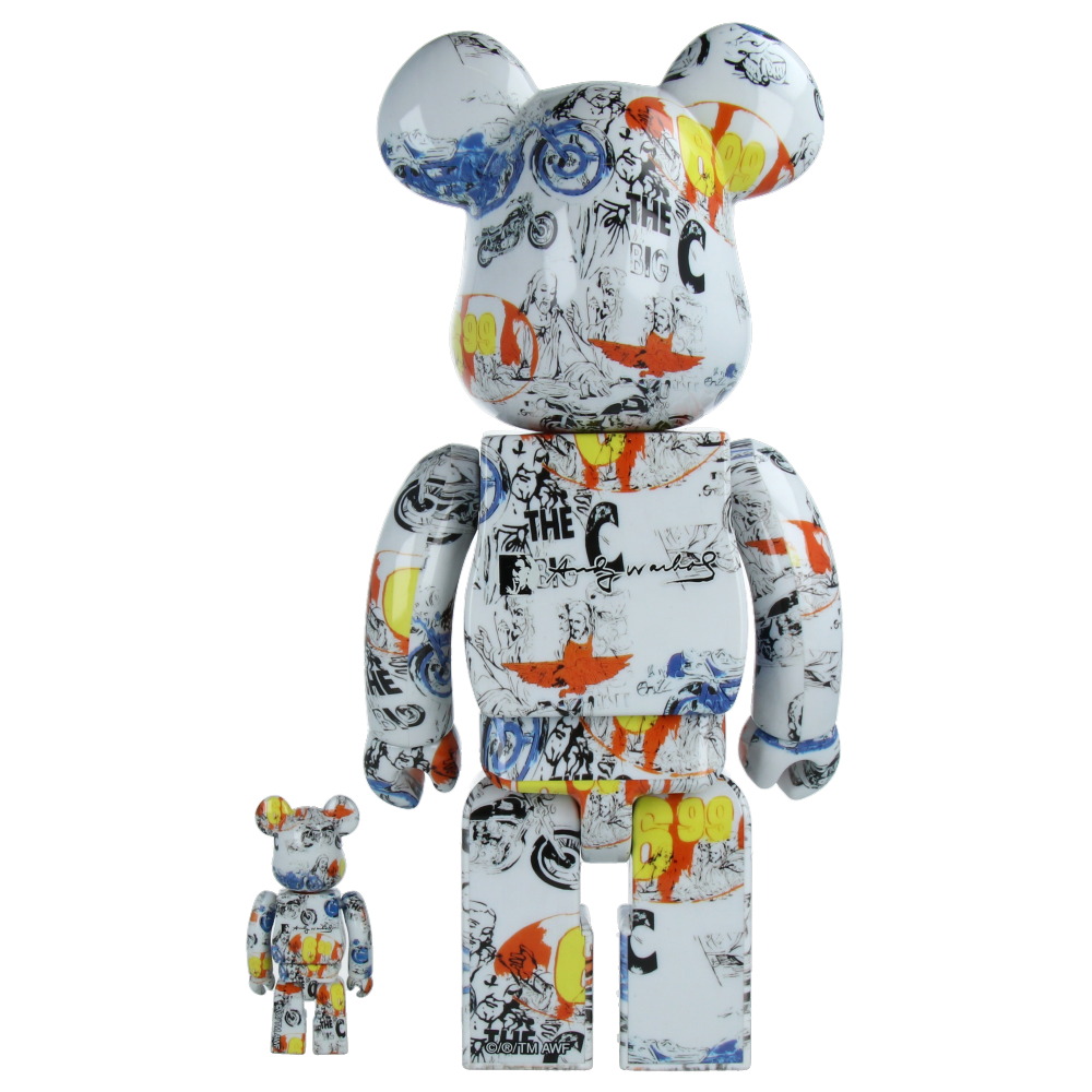 400% + 100% Bearbrick Andy Warhol The Last Supper - The Big C