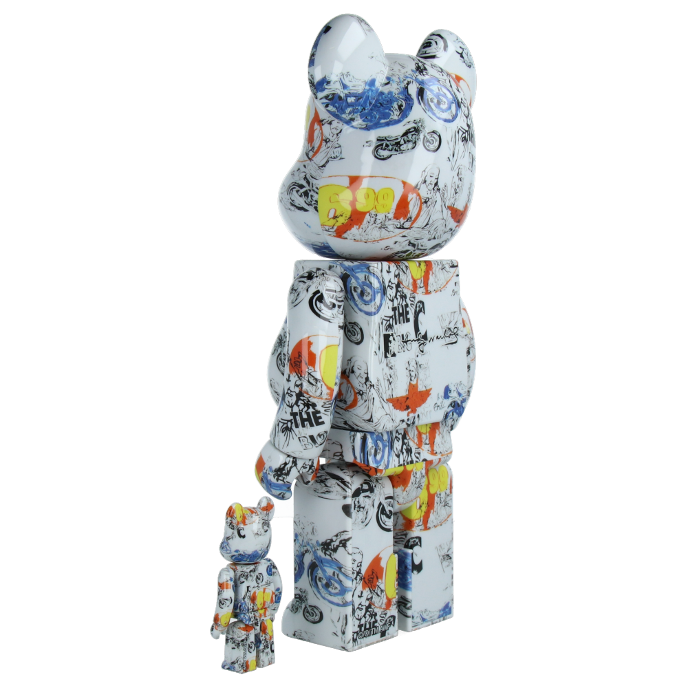 400% + 100% Bearbrick Andy Warhol The Last Supper - The Big C