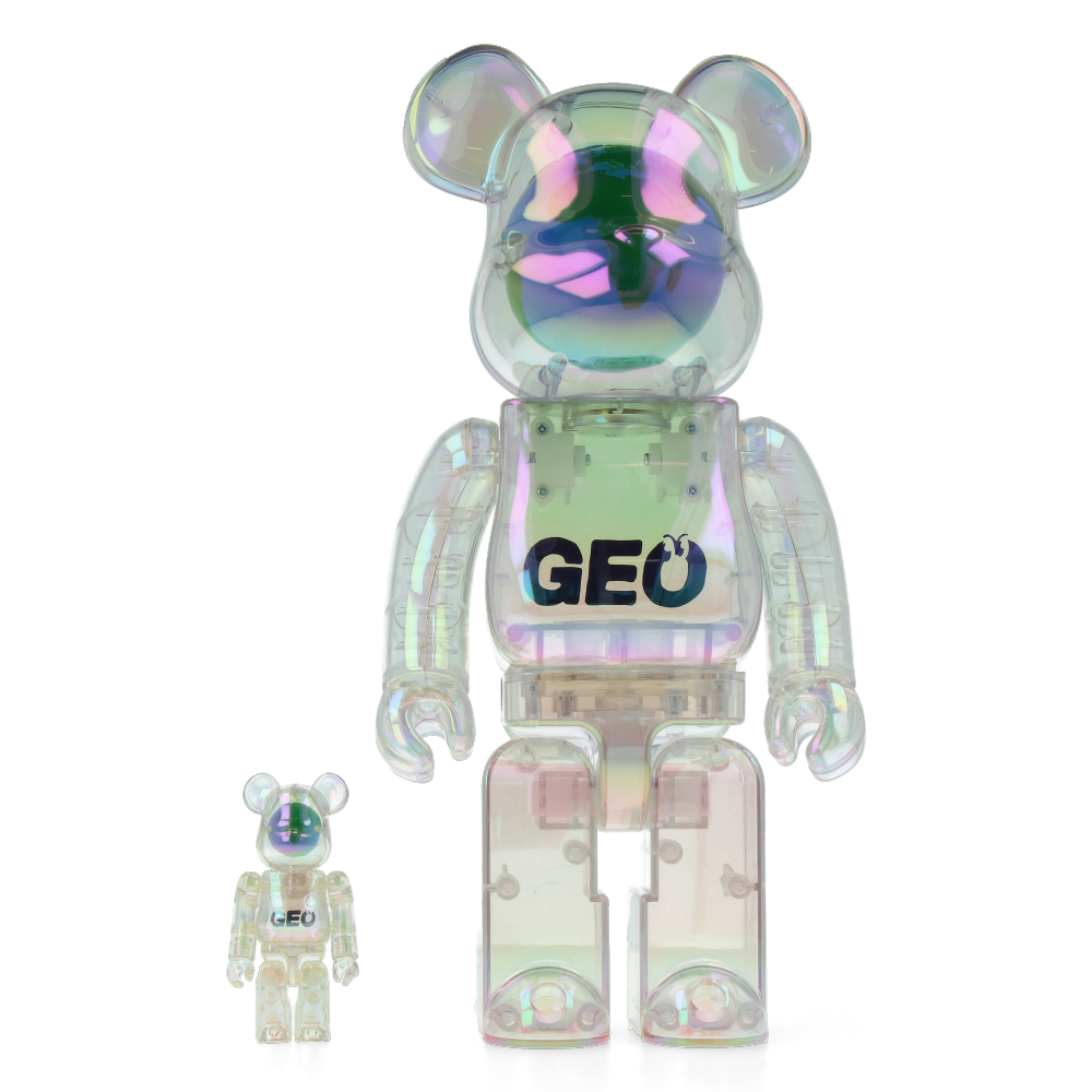 MEDICOM TOY - EARTH BE@RBRICK 100％ &amp; 400％ bearbrick-100-400-set-et-light