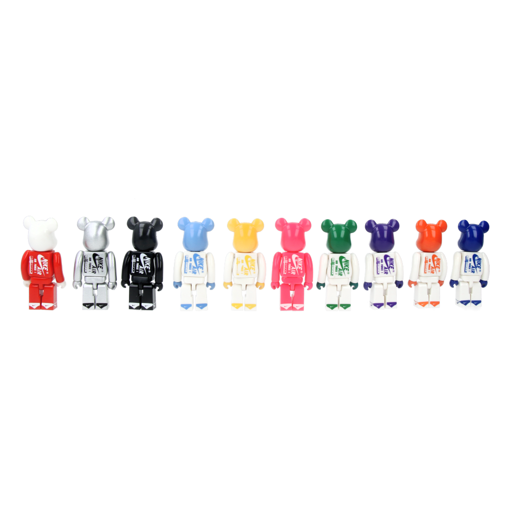 Bearbrick Nike Air Force 1 (set of 10 pcs)