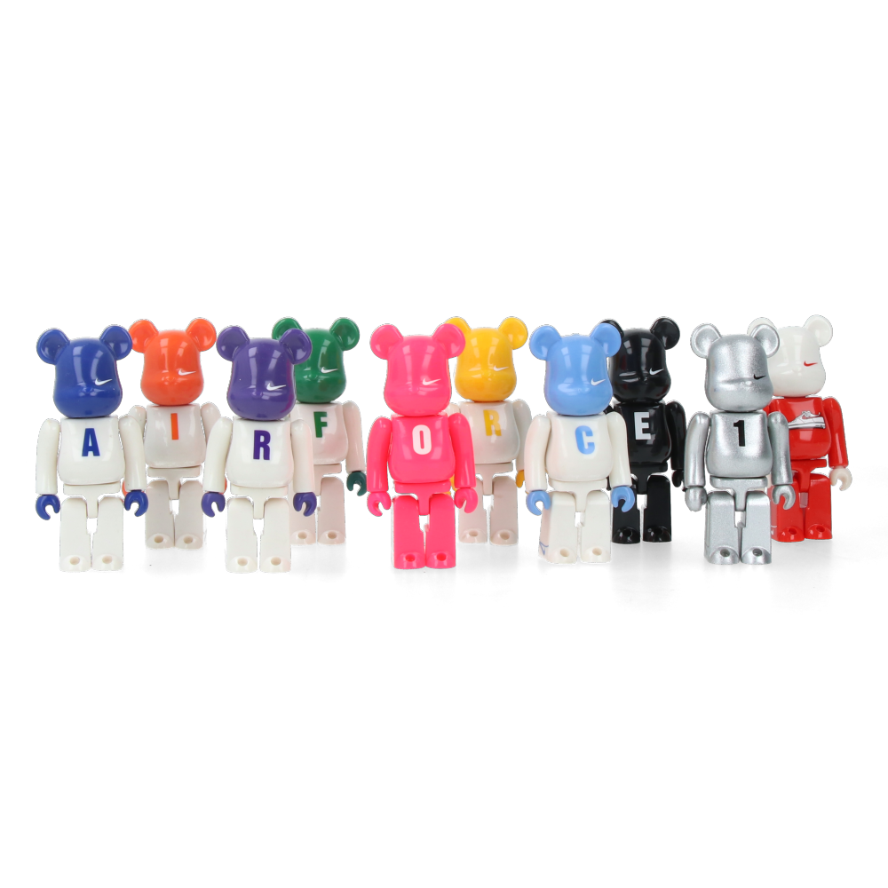 Bearbrick Nike Air Force 1 (set of 10 pcs)