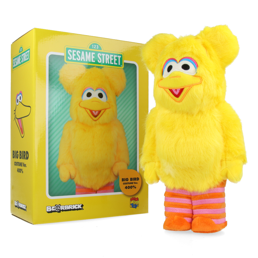400% Bearbrick Big Bird Costume Version - Sesame Street