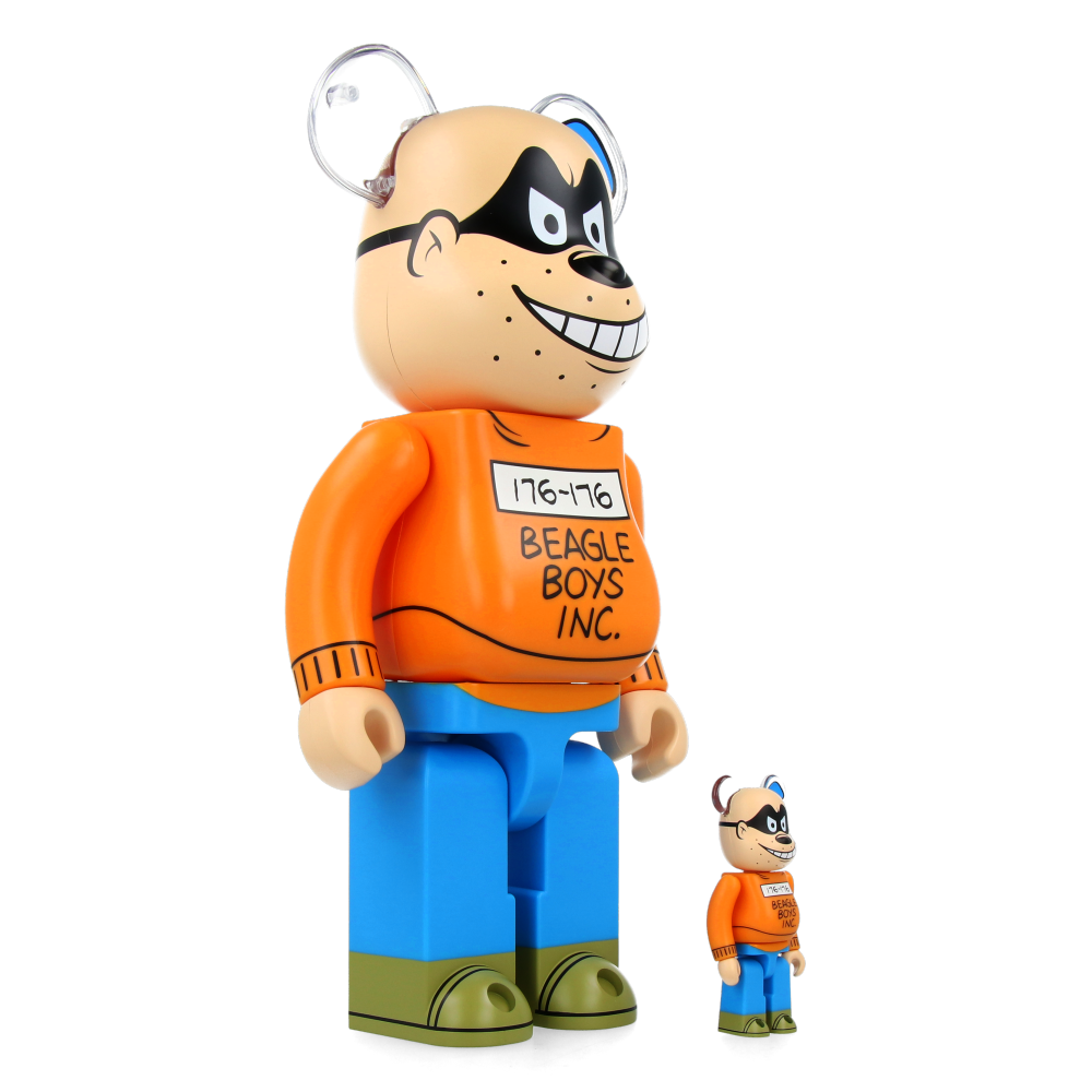 400% + 100% Beabrick Beagle Boy - Medicom Toy Figure