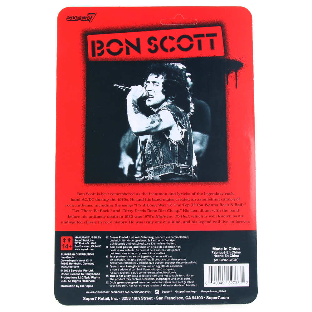 Bon Scott - Bon Scott ReAction Figures Wave 1