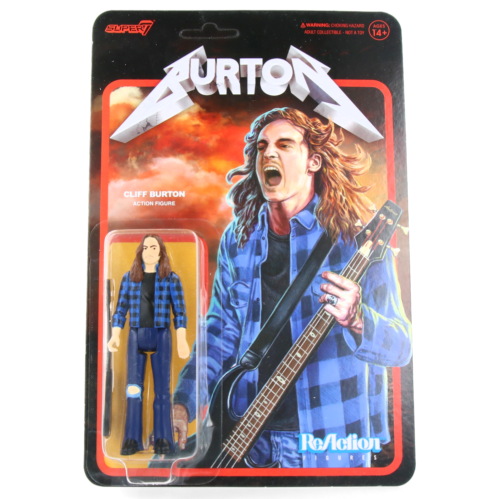Cliff Burton (Flannel Shirt) - Cliff Burton ReAction Figures