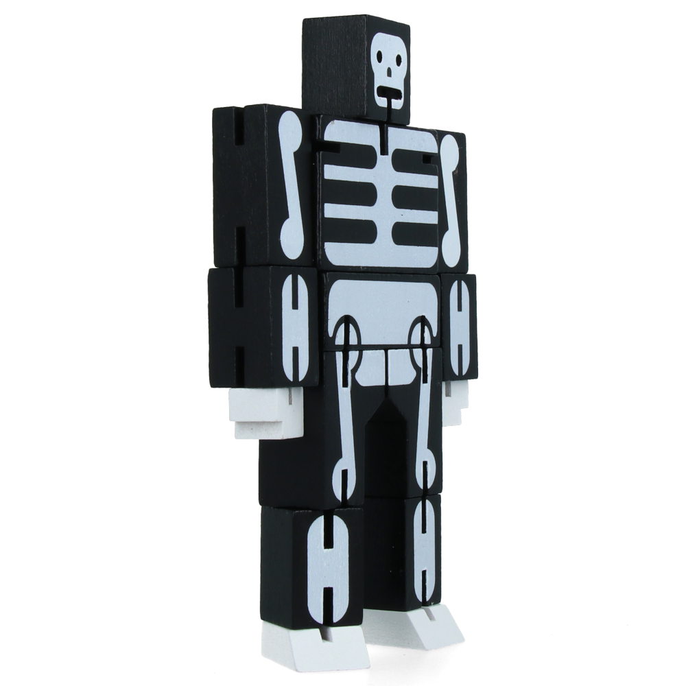 Cubebot - Small - Black/Skeleton