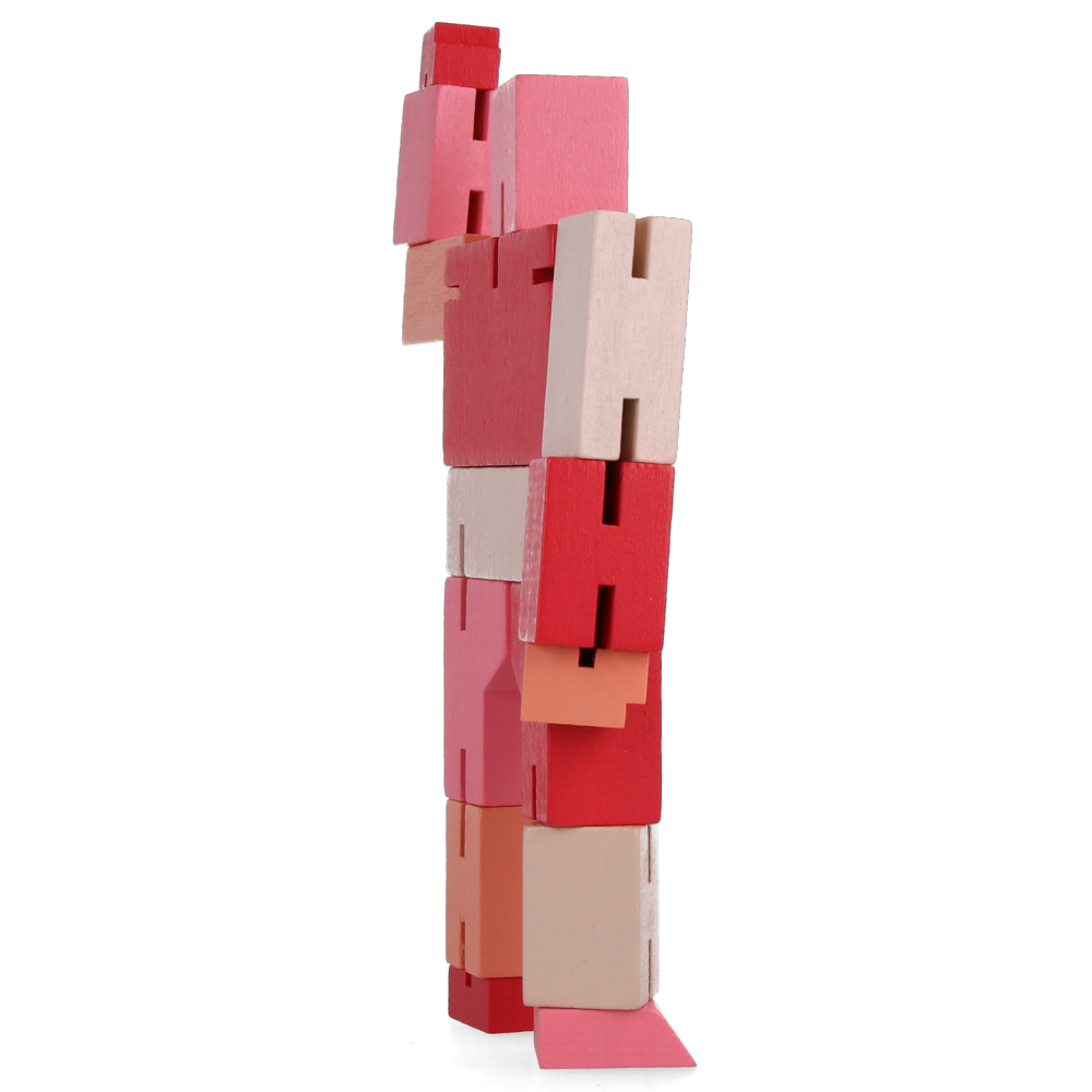Cubebot - Small - Red Multi