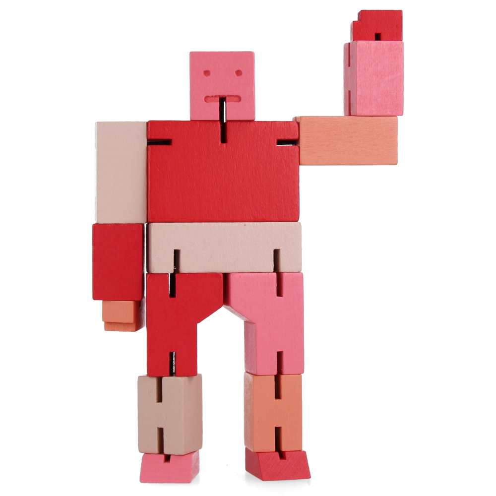 Cubebot - Small - Red Multi