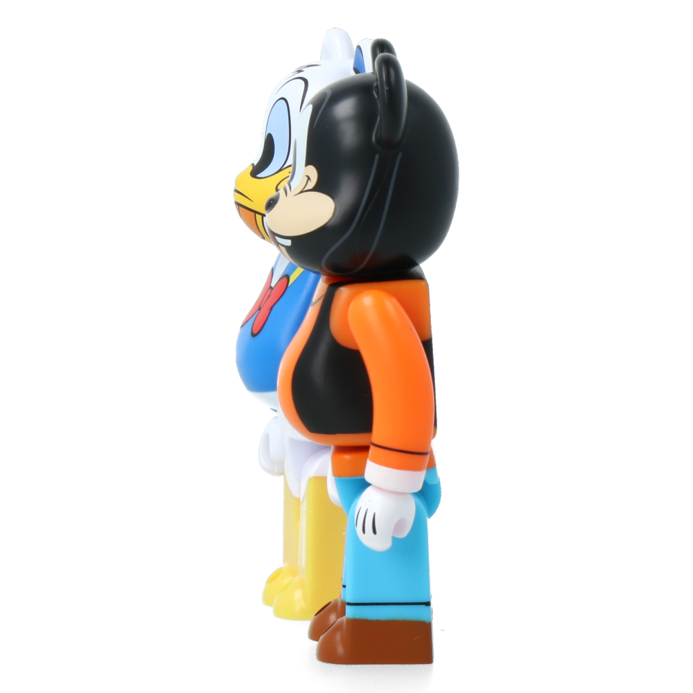 100% Bearbrick Donald Duck et Dingo (2pcs set)