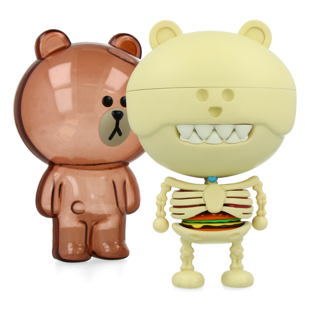 Funny Anatomy LINE Friends Brown