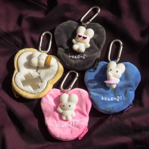 Beco+81 Shirimimi Rabbit Face Pouch