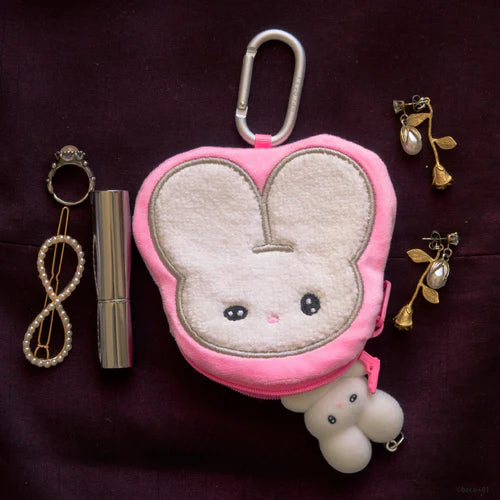 Beco+81 Shirimimi Rabbit Face Pouch