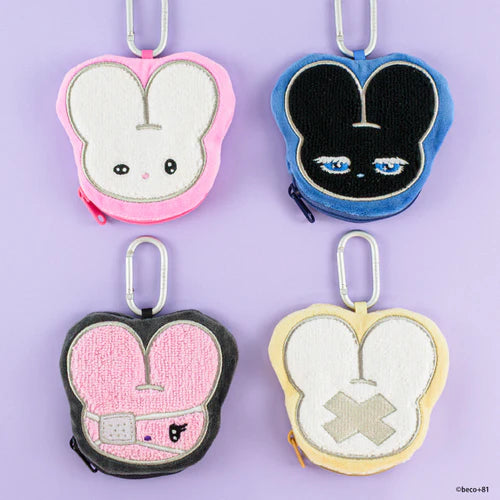 Beco+81 Shirimimi Rabbit Face Pouch