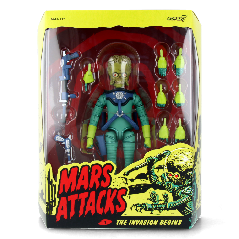 Martian (Invasion Begins) - Mars Attack ULTIMATES! Wave 1
