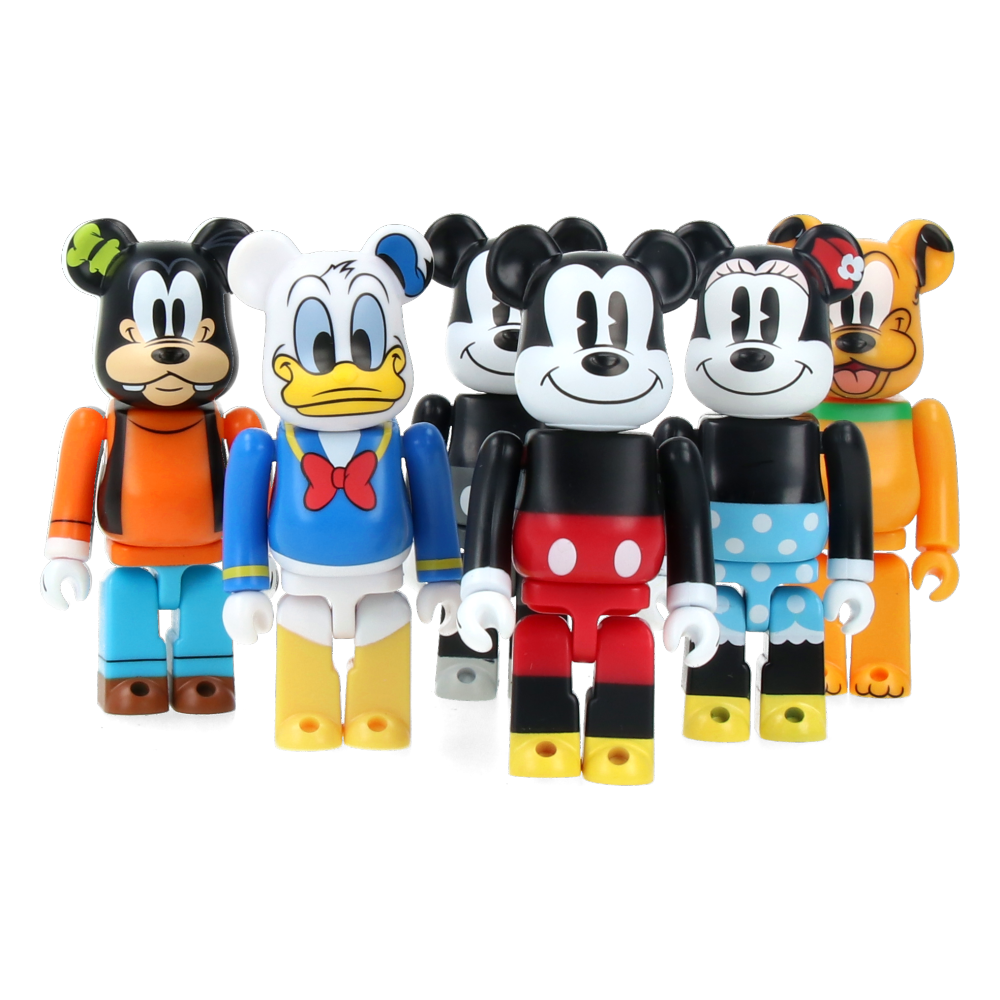 100% Bearbrick Chase Disney Mickey Mouse and Friends - Display